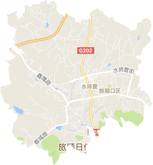 水师营街道电子地图