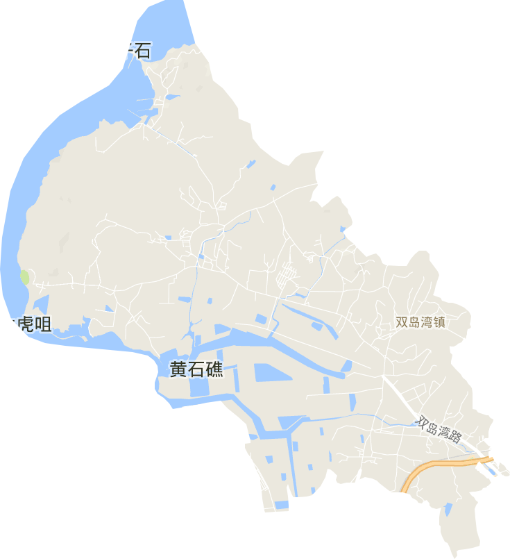 双岛湾街道电子地图