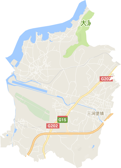 三涧堡街道电子地图