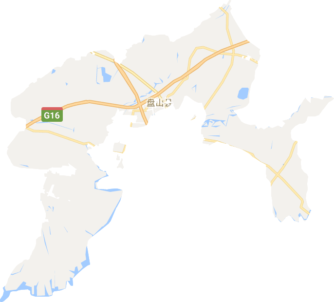 盘山县电子地图
