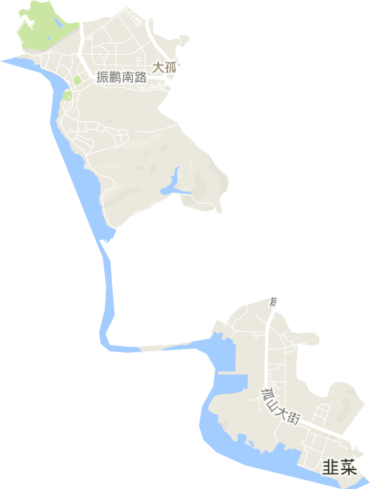 大孤山街道电子地图