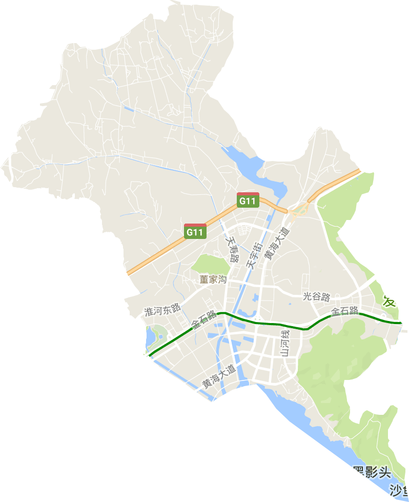 董家沟街道电子地图