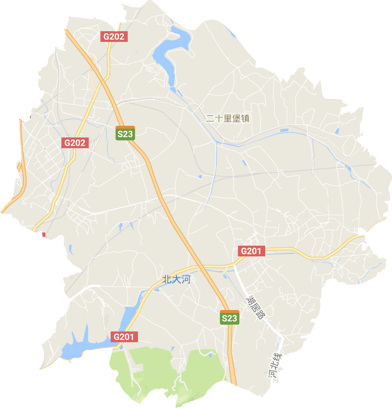 二十里堡街道电子地图