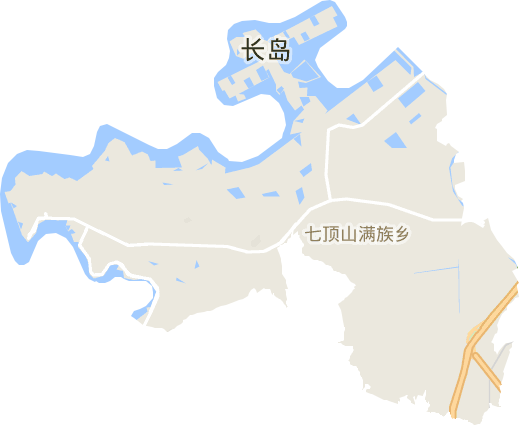 七顶山街道电子地图