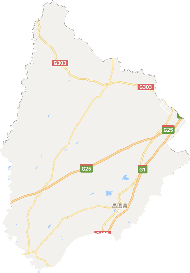 昌图县电子地图