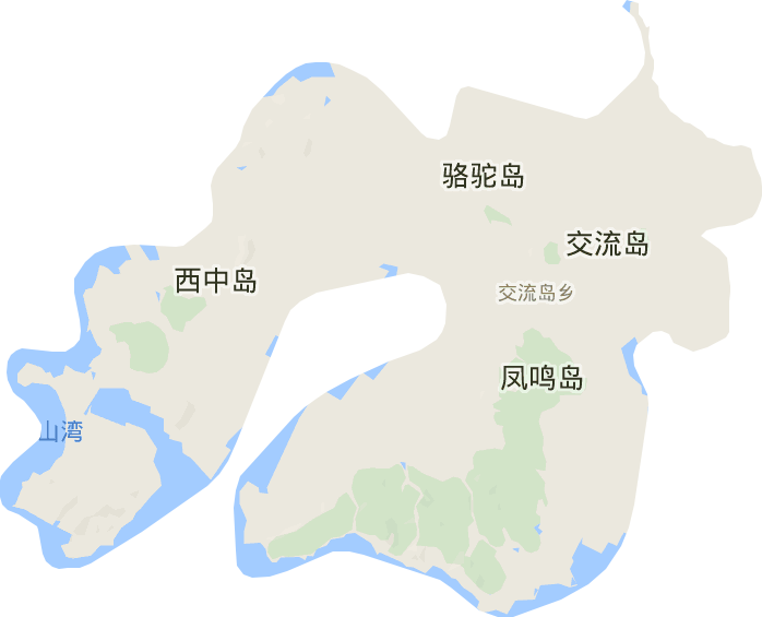 交流岛街道电子地图