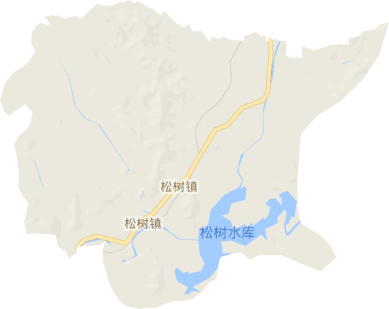 松树镇电子地图