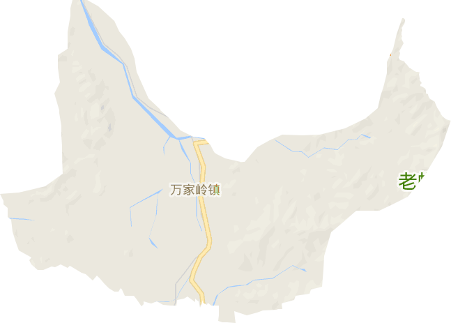 万家岭镇电子地图