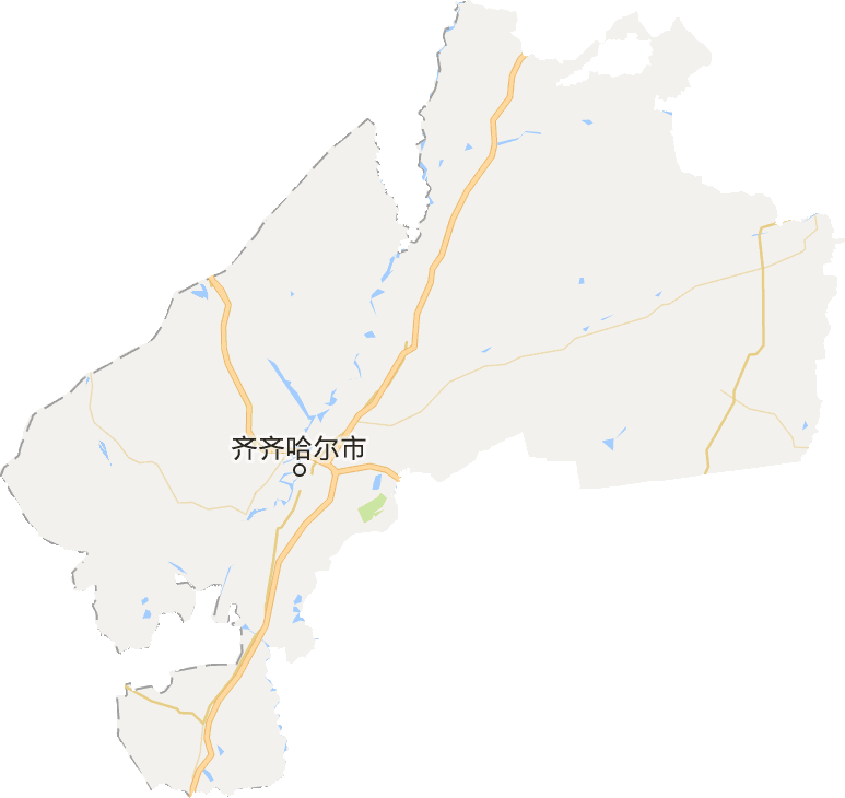 齐齐哈尔市电子地图