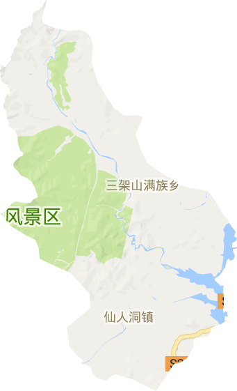 仙人洞镇电子地图