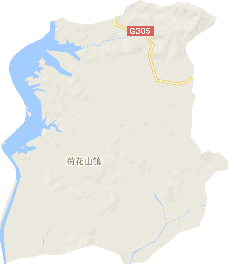 荷花山镇电子地图