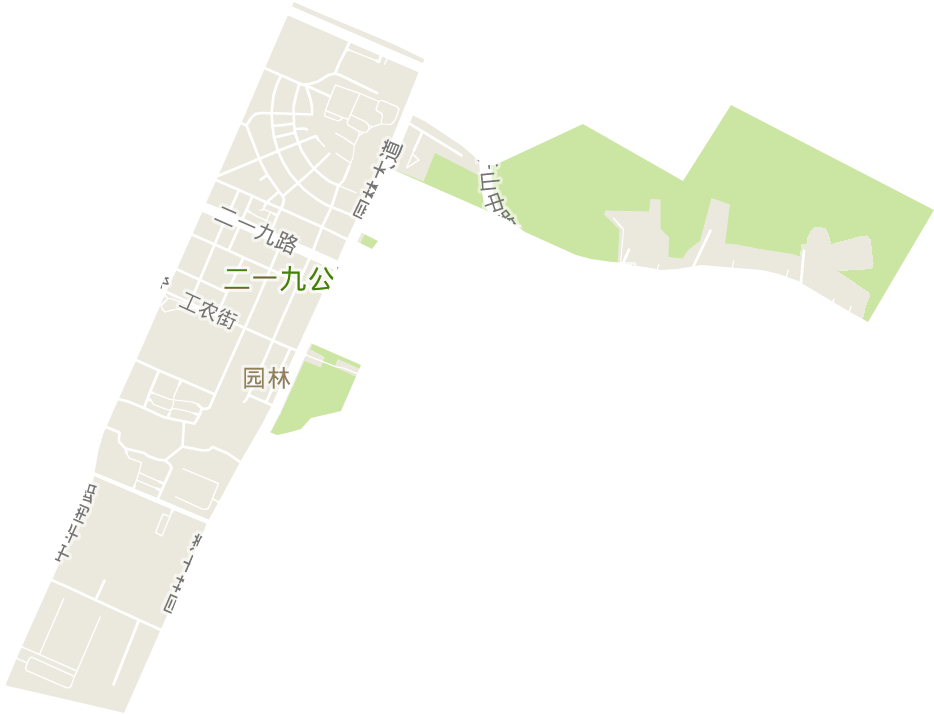 园林街道电子地图
