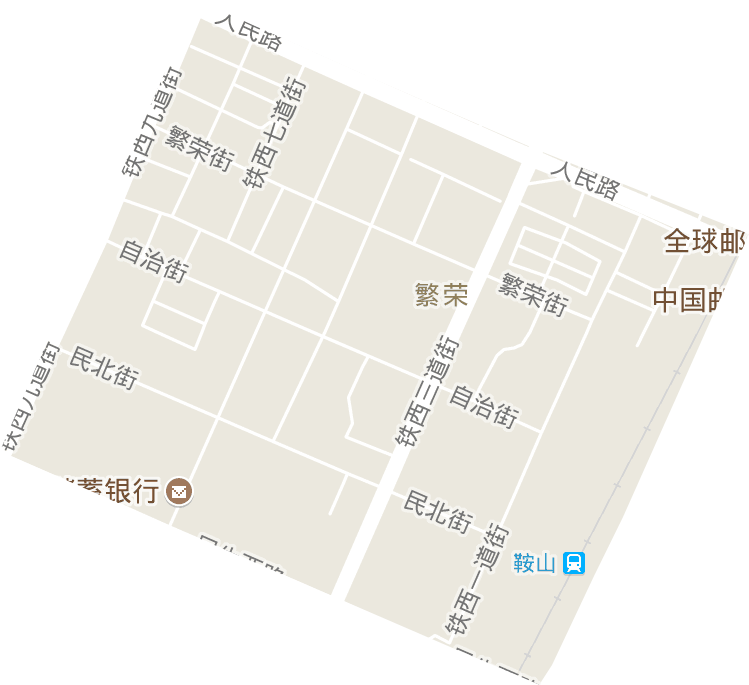 繁荣街道电子地图
