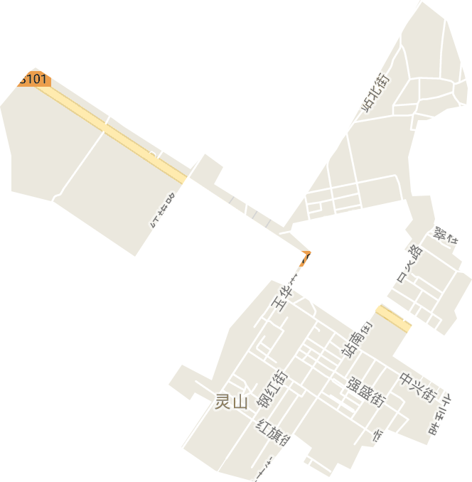 灵山街道电子地图