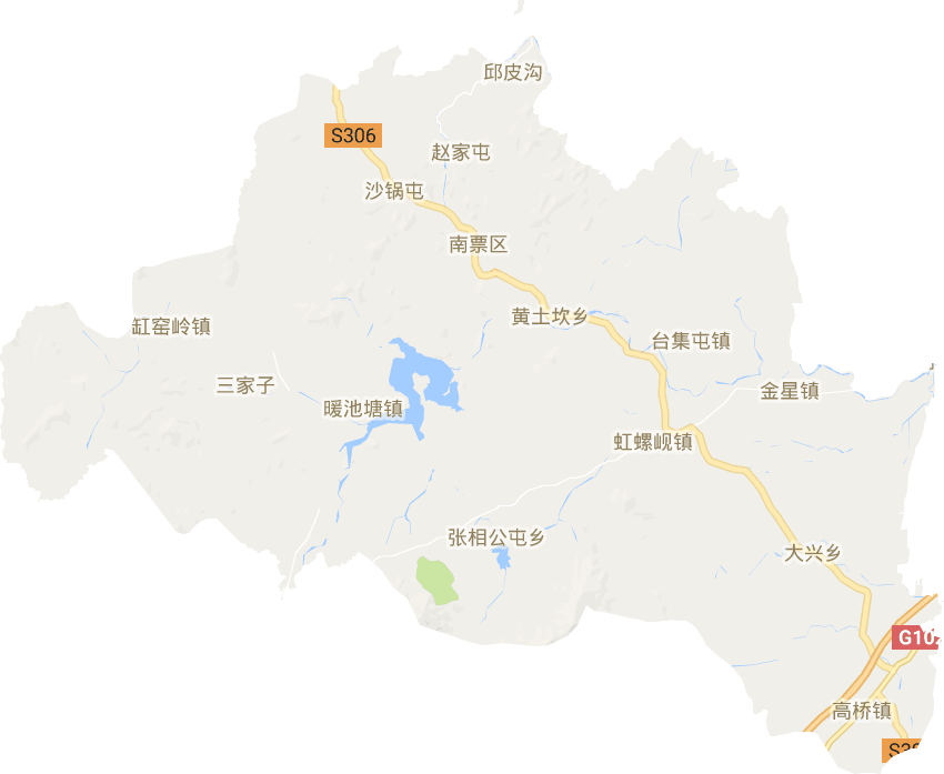 南票区电子地图
