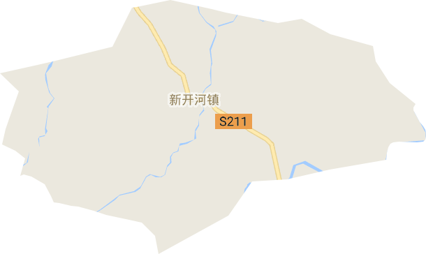 新开河镇电子地图