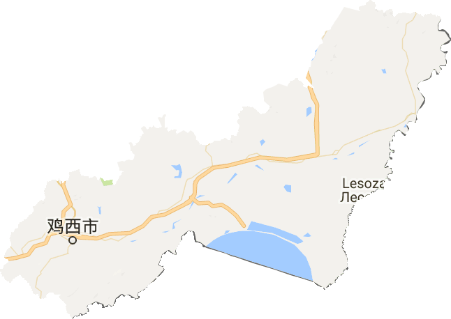鸡西市电子地图