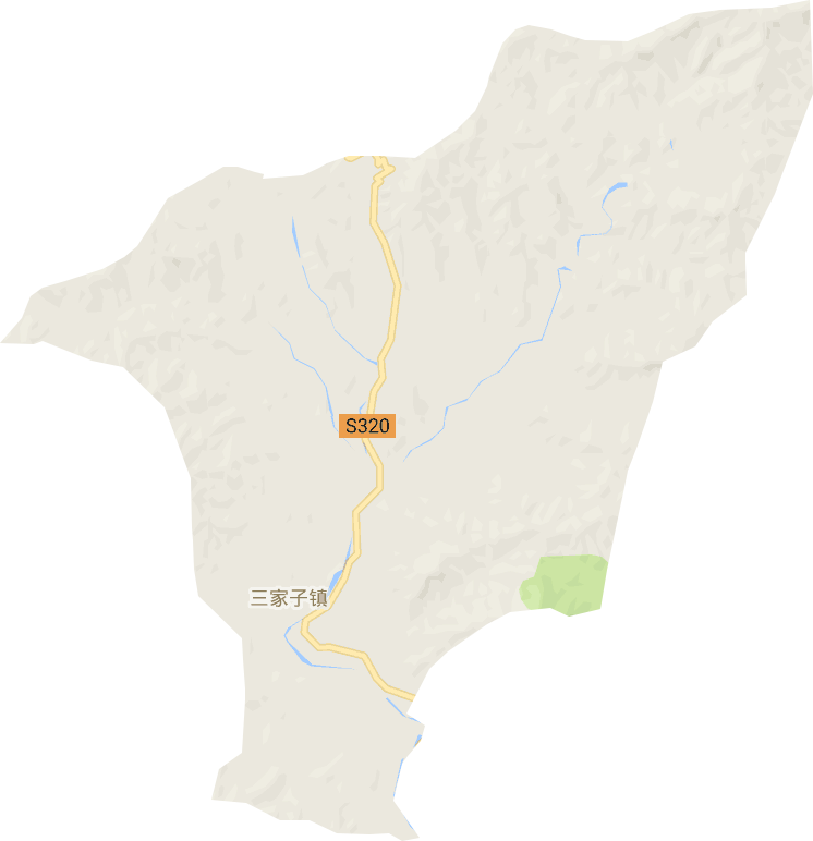 三家子镇电子地图