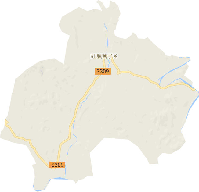 红旗营子乡电子地图