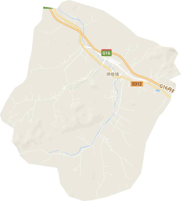 牌楼镇电子地图