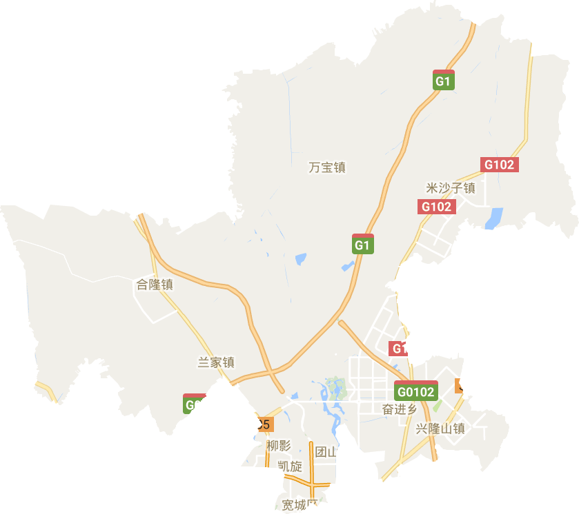 宽城区电子地图