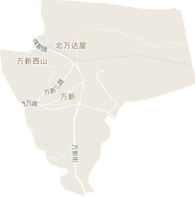 万新街道电子地图