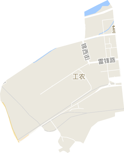 工农街道电子地图