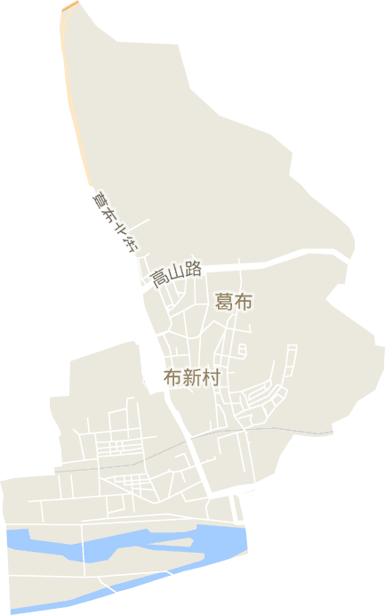 葛布街道电子地图