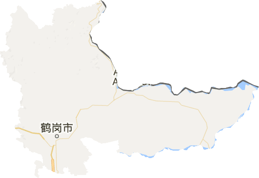 鹤岗市电子地图