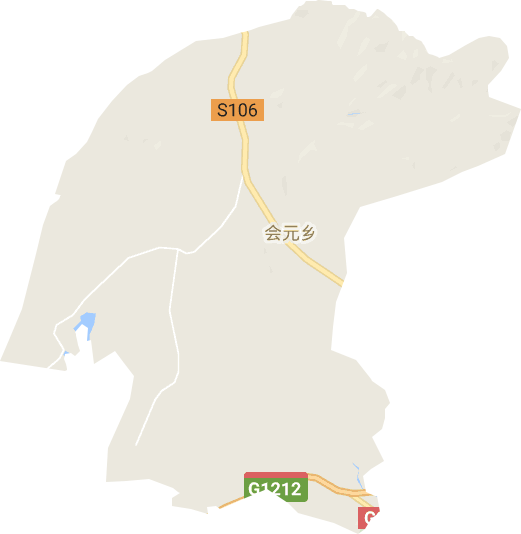 会元乡电子地图