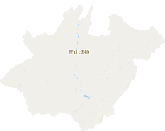 南山城镇电子地图