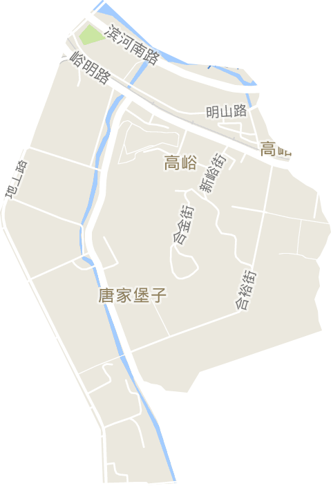 高峪街道电子地图