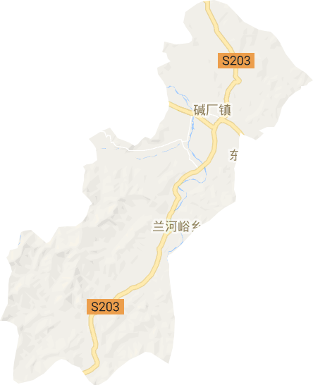碱厂镇电子地图