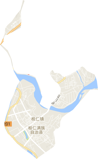 八卦城街道电子地图
