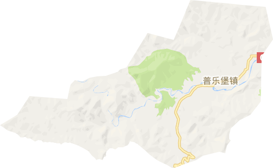 普乐堡镇电子地图