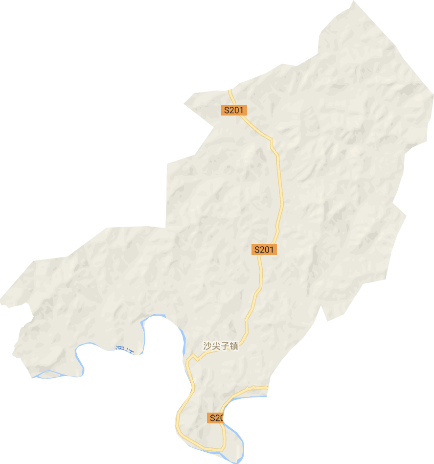 沙尖子镇电子地图