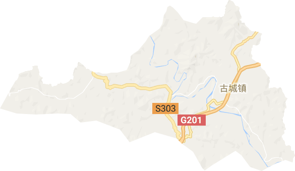 古城镇电子地图