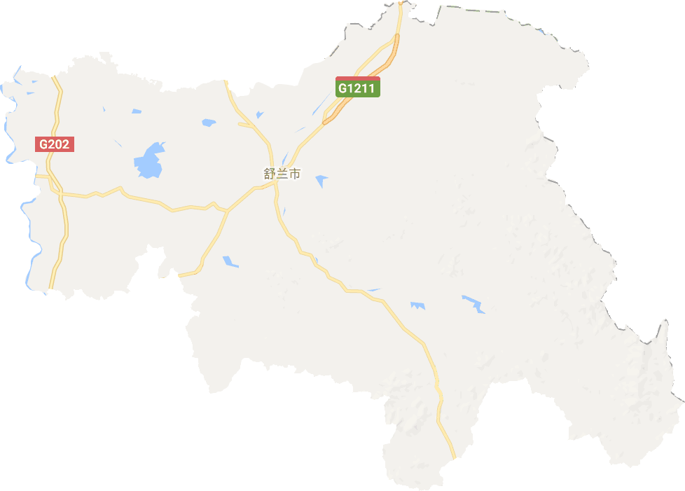 舒兰市电子地图