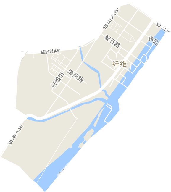 纤维街道电子地图