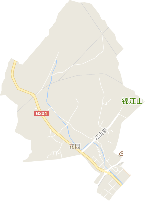 花园街道电子地图