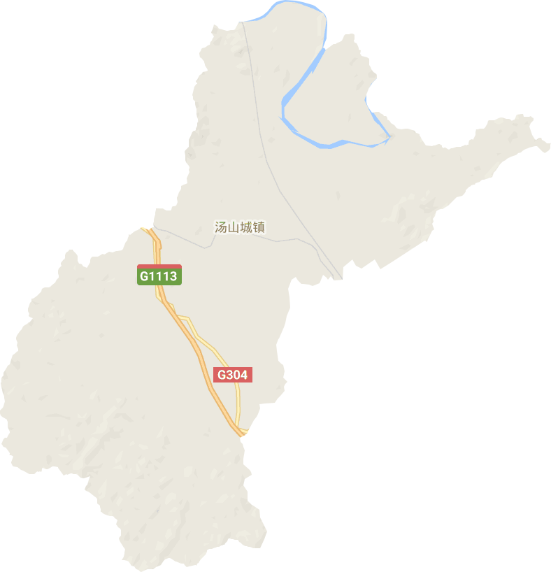 汤山城镇电子地图
