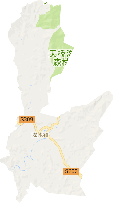 灌水镇电子地图