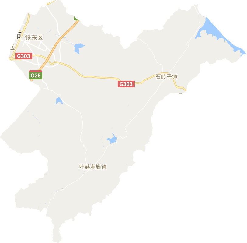 铁东区电子地图