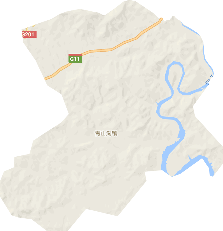 青山沟镇电子地图