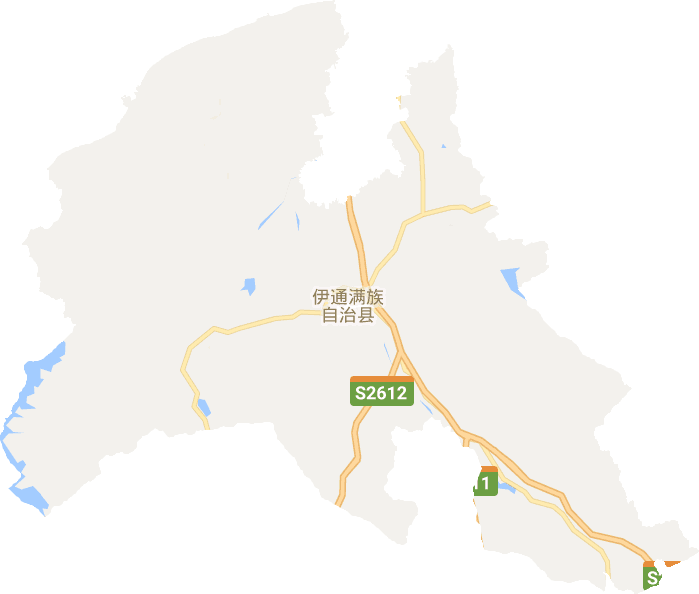 伊通县电子地图