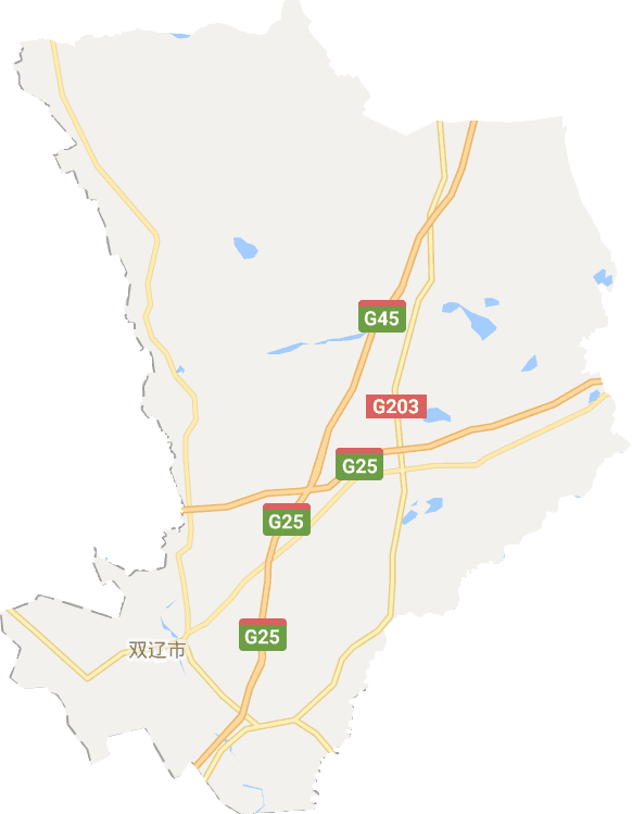 双辽市电子地图