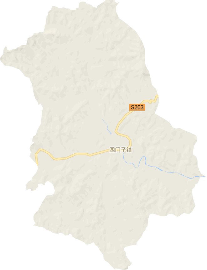 四门子镇电子地图