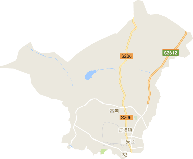 西安区电子地图