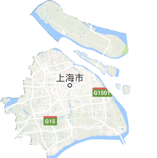 上海市地形地图