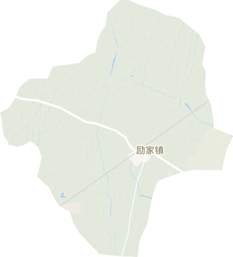 励家镇地形地图